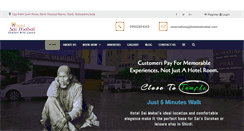 Desktop Screenshot of hotelsaimahal.com